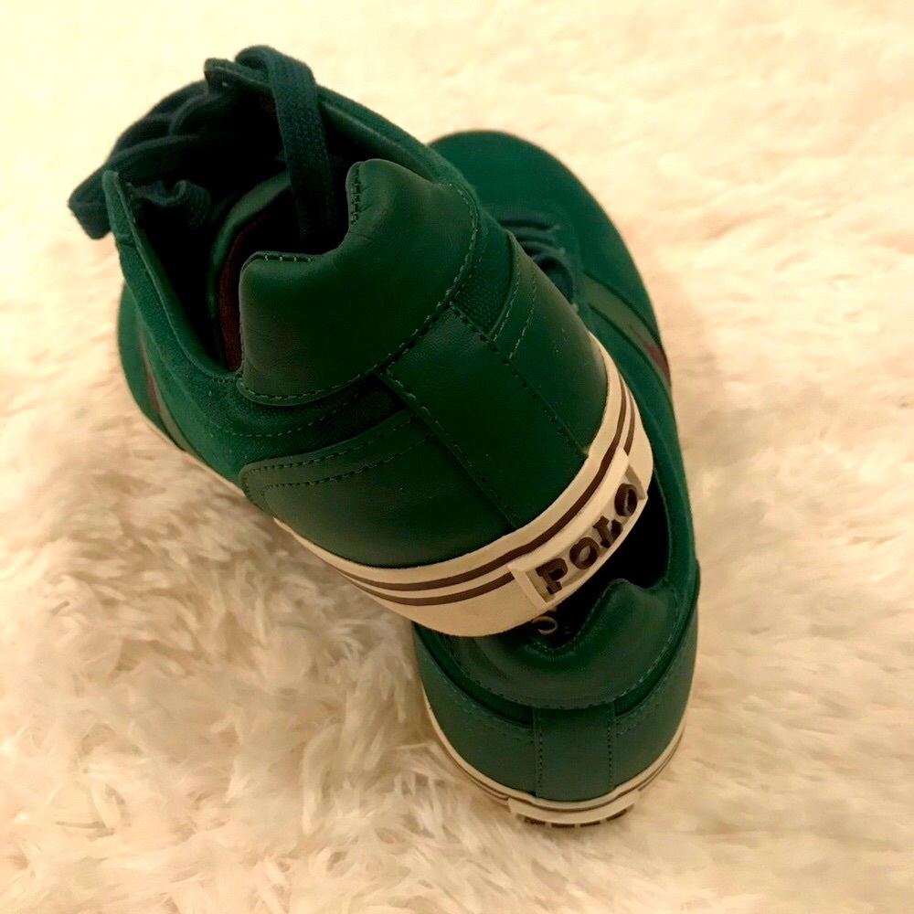 GREEN MENS POLO SNEAKERS